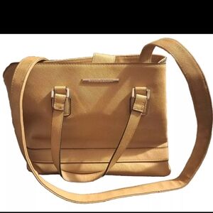 Steve Madden Yellow Mustard Removable Crossbody Double Handle Handbag